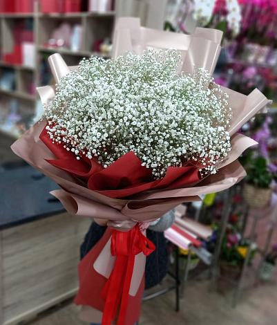 Букет цветов из: Гипсофила в Юганце