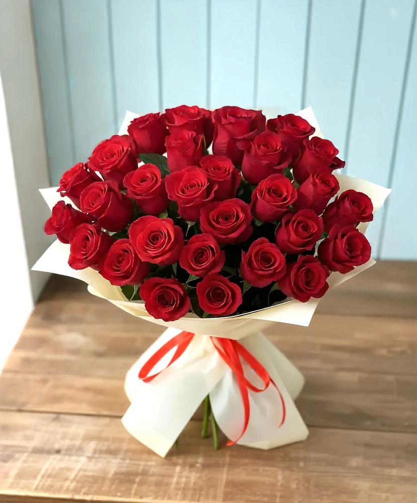 Букет 29 Красных роз в Юганце