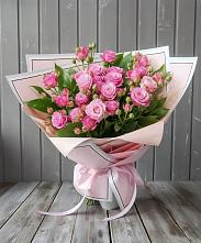Букет Розовый кустик в Юганце