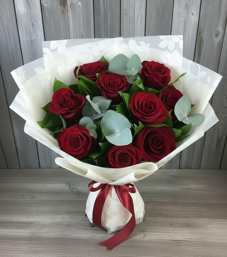 Букет цветов из: Розы в Юганце