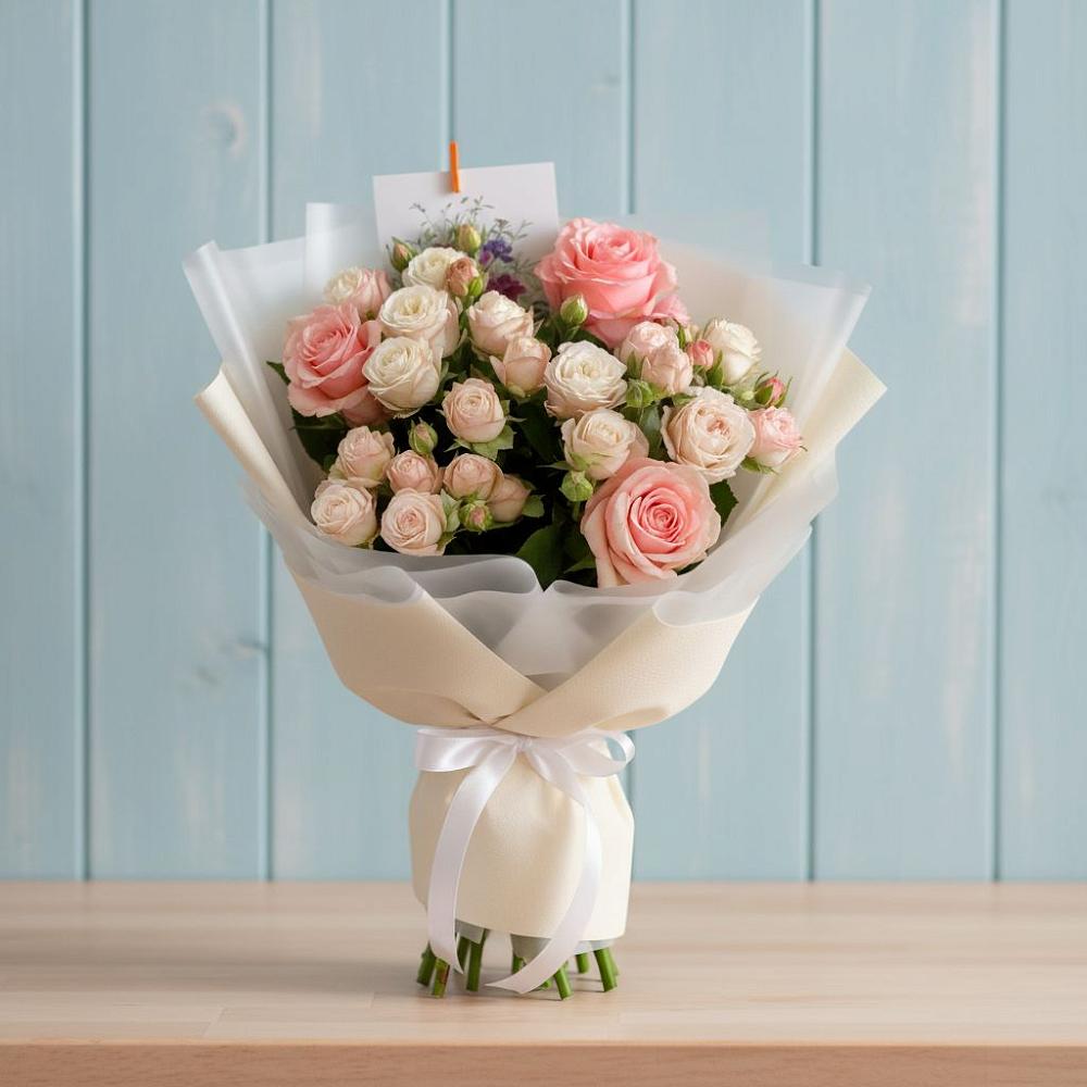 Букет цветов из: Розы в Юганце