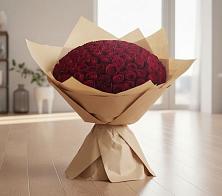 Букет 101 Красная роза в Юганце