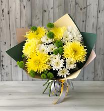 Букет цветов из:  Хризантемы #REPLACE_PRED# Юганце