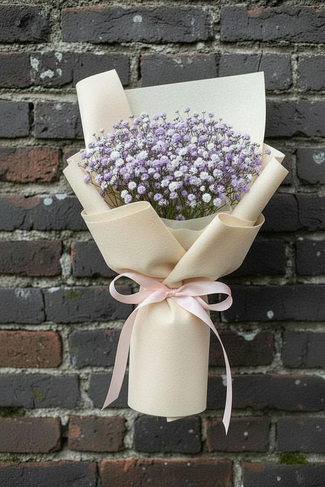 Букет цветов из: Гипсофила в Юганце