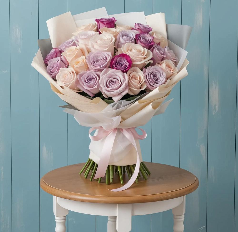 Букет цветов из: Розы в Юганце