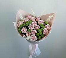 Букет цветов из:  Розы и Хризантемы в Юганце