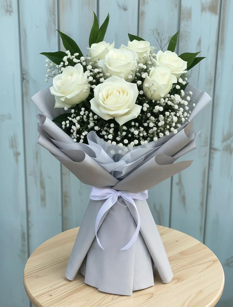 Букет цветов из: Розы в Юганце