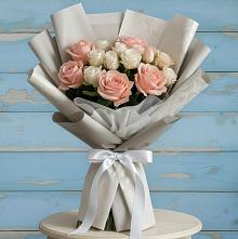 Букет цветов из:  Розы в Юганце