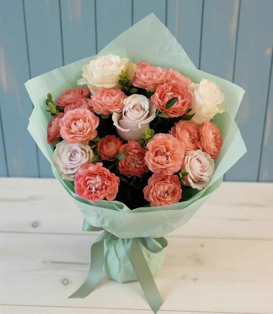 Букет цветов из: Розы в Юганце