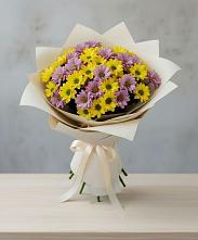 Букет цветов из:  Хризантемы в Юганце