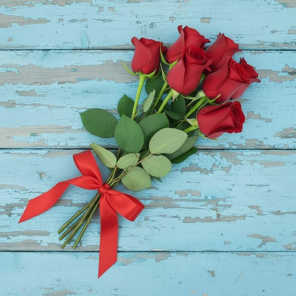 Букет Красные розы в Юганце