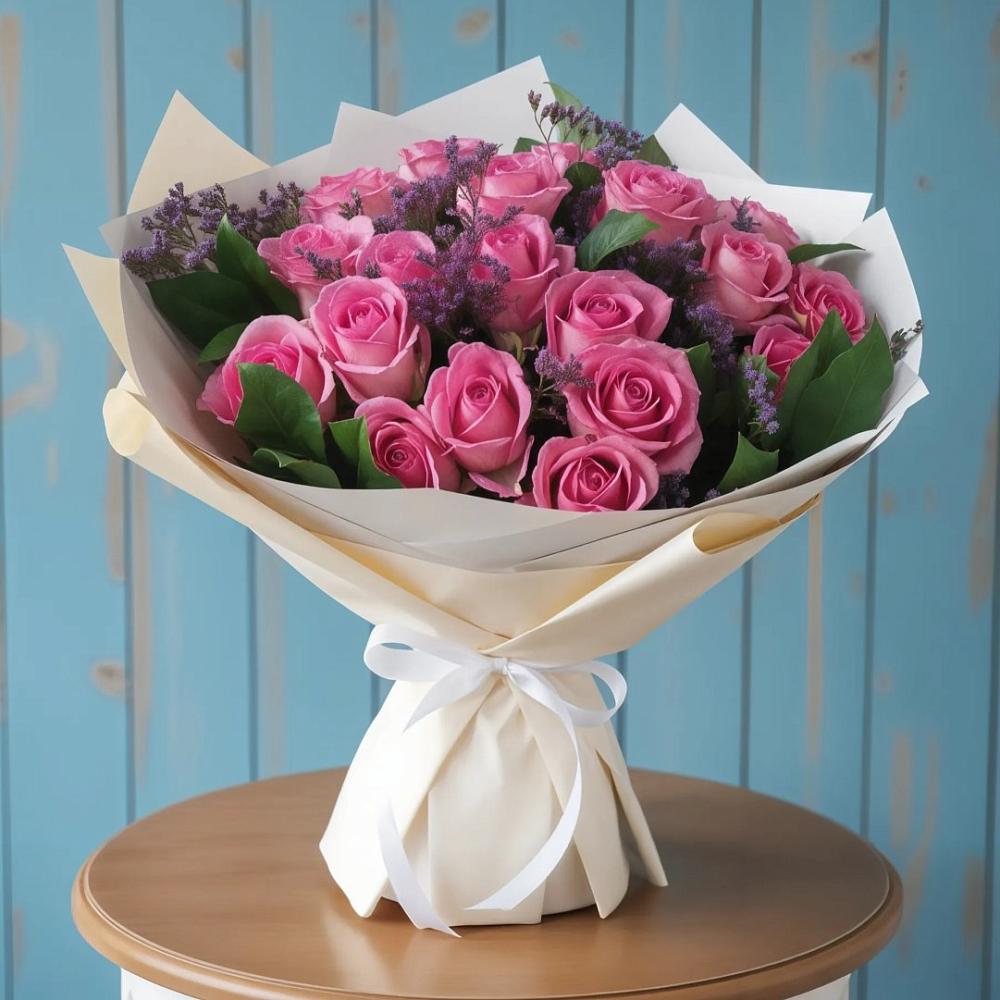 Букет цветов из: Розы в Юганце