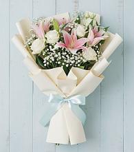 Букет цветов из:  Лилии #REPLACE_PRED# Юганце